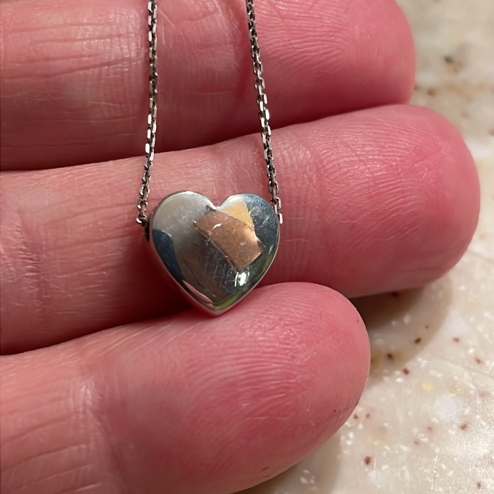 Sterling Silver Heart Necklace